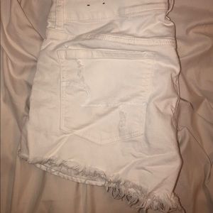 American Eagle Hi-Rise Shortie Jean Shorts